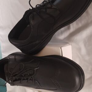 Orthofeet Moreno Men's Black Leather Shoe Size 13X-wide Dress Shoe Orthopedic